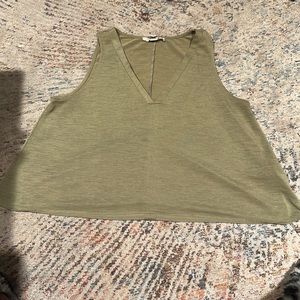 Green sage shirt stretchy